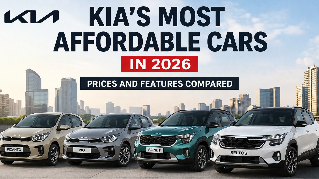 Kia's Most Affordable Cars in 2026: Prices and Features Compared